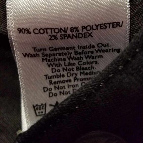 Eddie Bauer Curvy Boot cut Black Jeans Size T8 - Picture 10 of 11